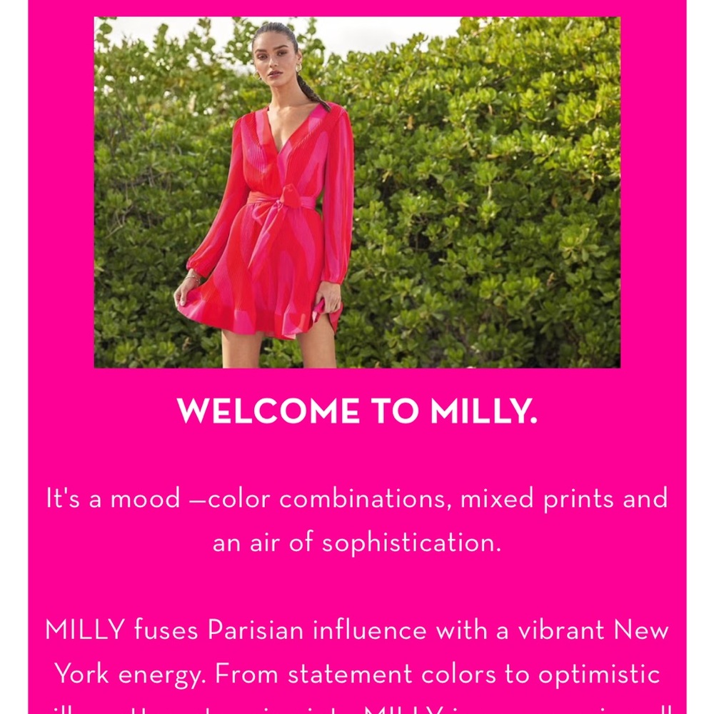 TWO NEW WITH TAGS Milly Dresses